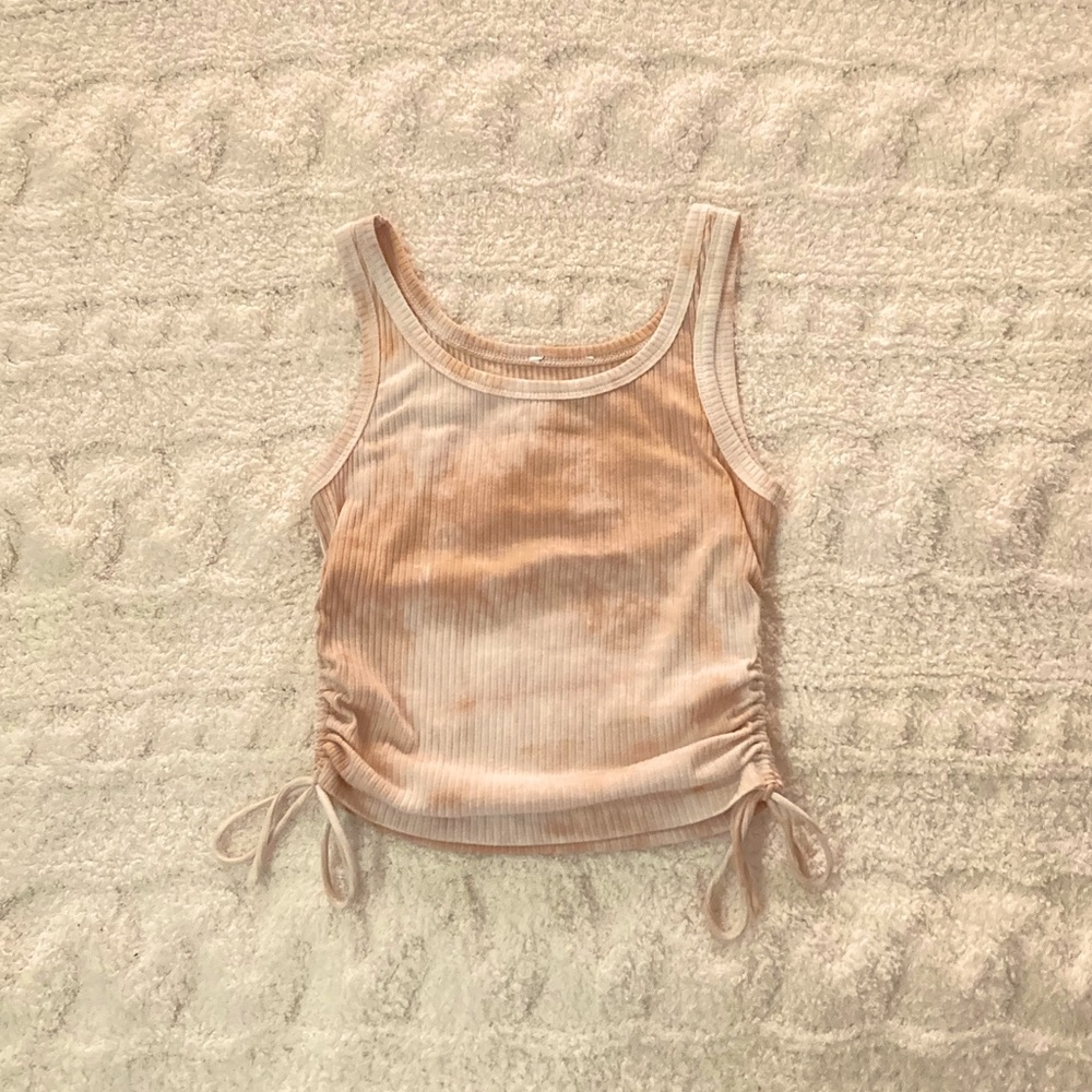 LA Hearts Pacsun Neutral Tye-Dye Tank Top